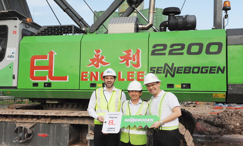 Eng Lee Engineering Pte Ltd, their 3rd Sennebogen 2200 Aly Energy