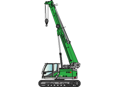 Telescopic Crawler Crane Rental Singapore